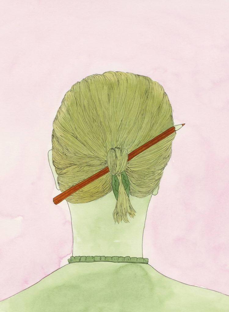 blyant grøn beskåret